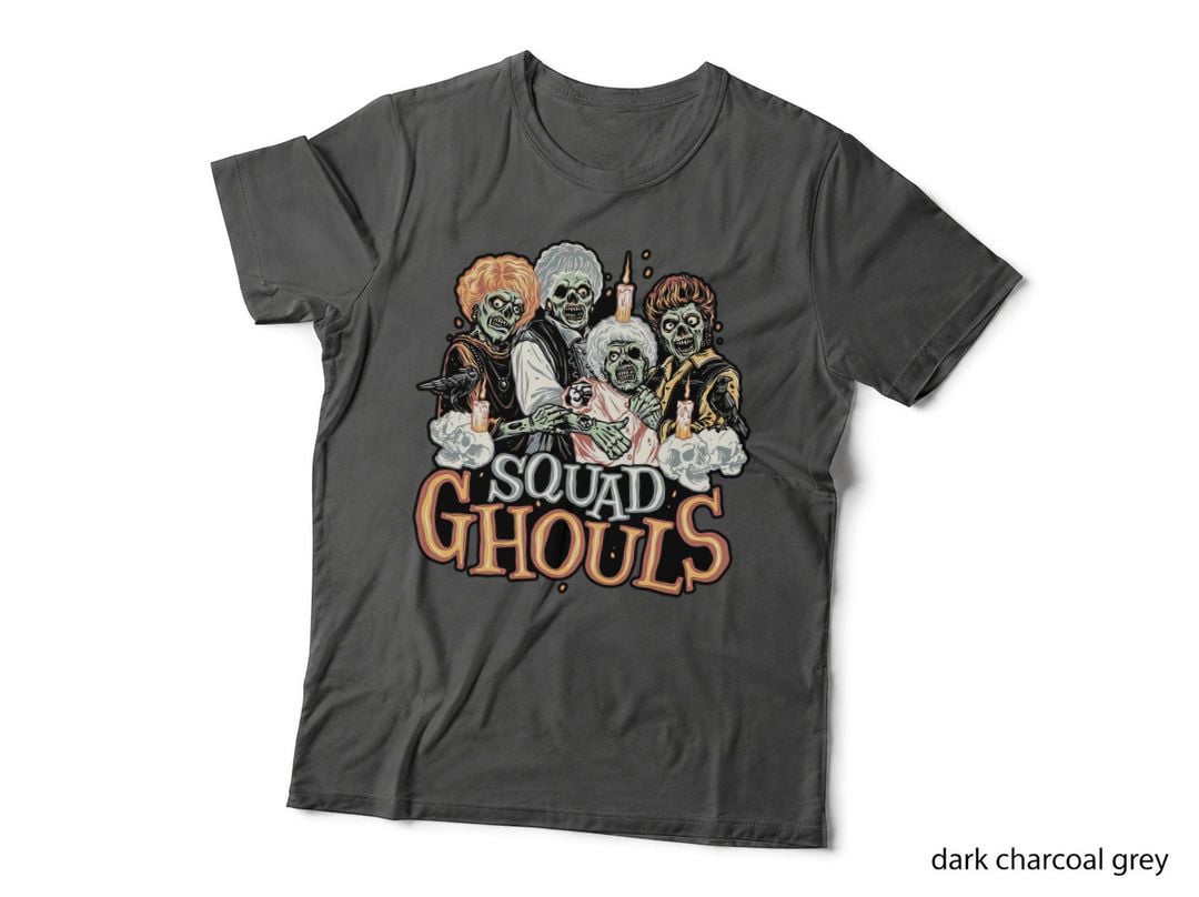 Retro 80s Horror Squad Ghouls T-Shirt, Themestyleaesthetic Tee