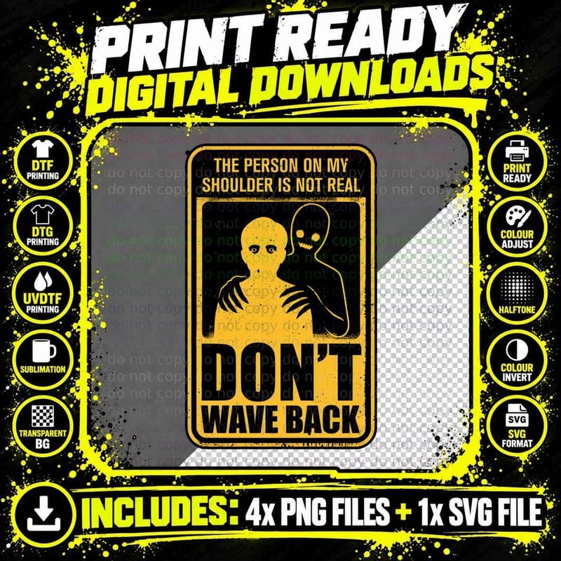 Retro 80s Horror T-Shirt, Vintage Horror Signs Tee Png SVG Digital Bundle