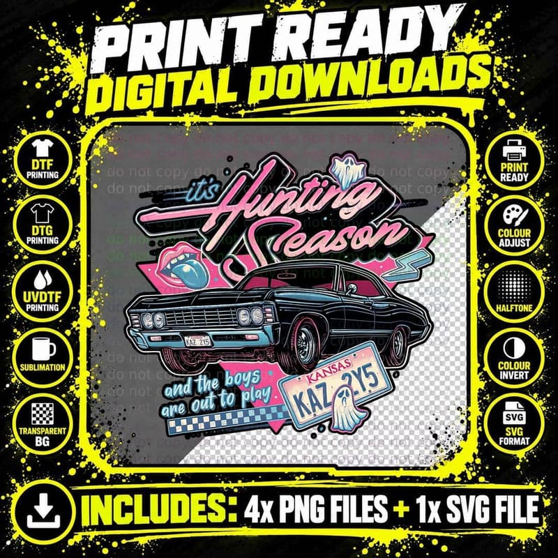 Retro 80s Horror, Halloween T-Shirt, Gift for Horror Fans Png SVG Digital Bundle