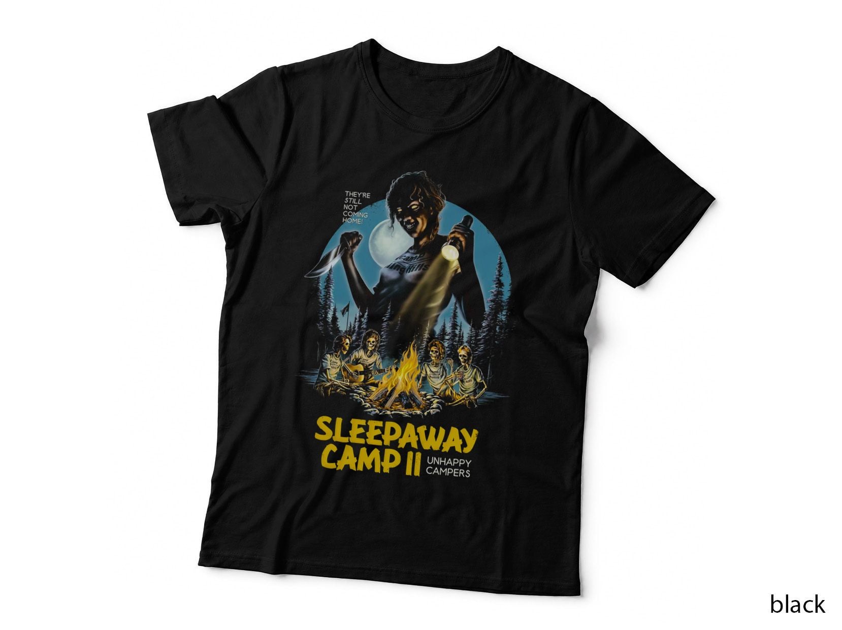 Sleepaway Camp II T-Shirt, Retro Horror Movie, Unhappy Campers