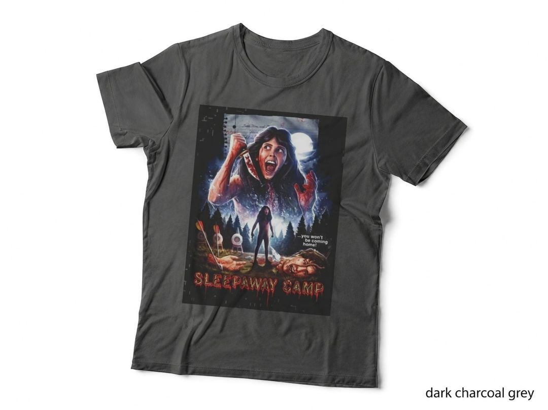 Sleepaway Camp T-Shirt, Retro Horror Movie, Scary Camp Theme