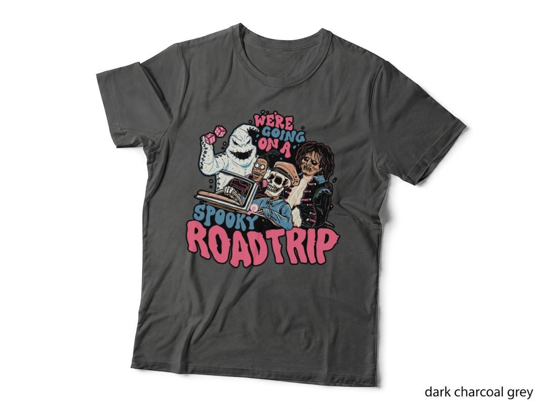 Spooky Roadtrip T-Shirt, Retro Horror Tee, Gift for Horror Fans