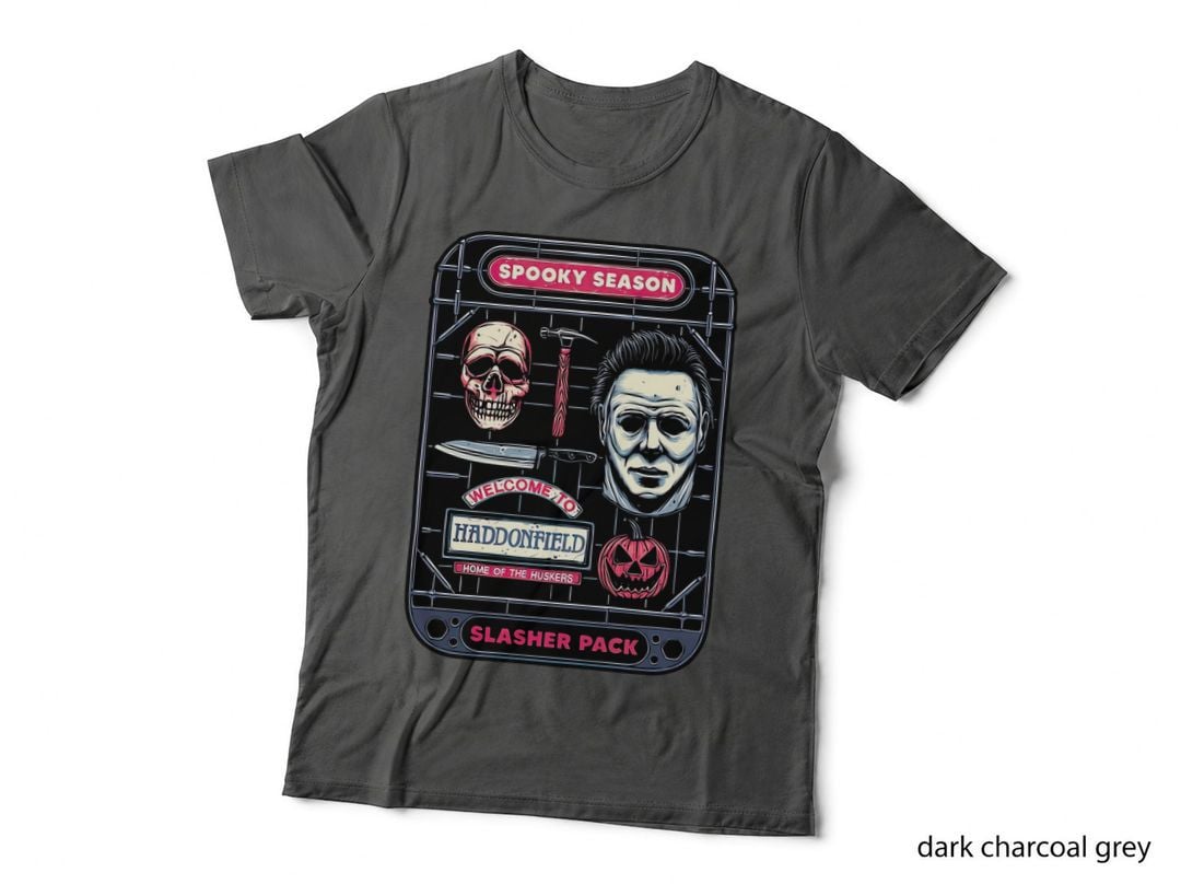 Spooky Season Slasher Pack T-Shirt, Halloween Horror Tee, Gift for Horror Fans