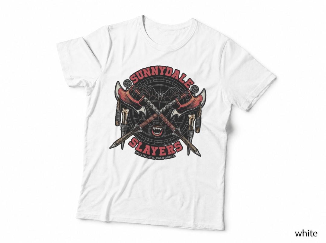 Sunnydale Slayers T-Shirt, Retro Horror Tee, Gift for Horror Fans
