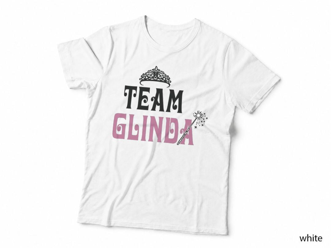 Team Glinda Tiara Wand Tee, Pink Witchy Good Witch, Magical Musical Fan Art