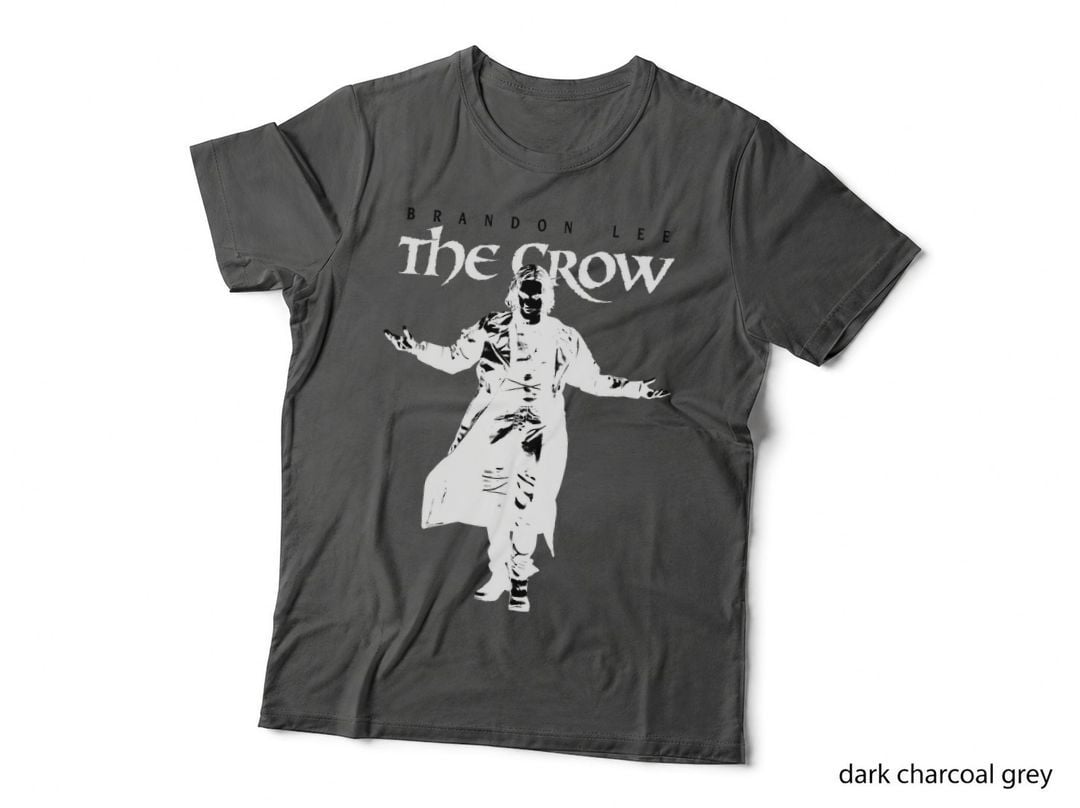The Crow T-Shirt, Gothic Horror Style, Dark Fantasy Fan Art