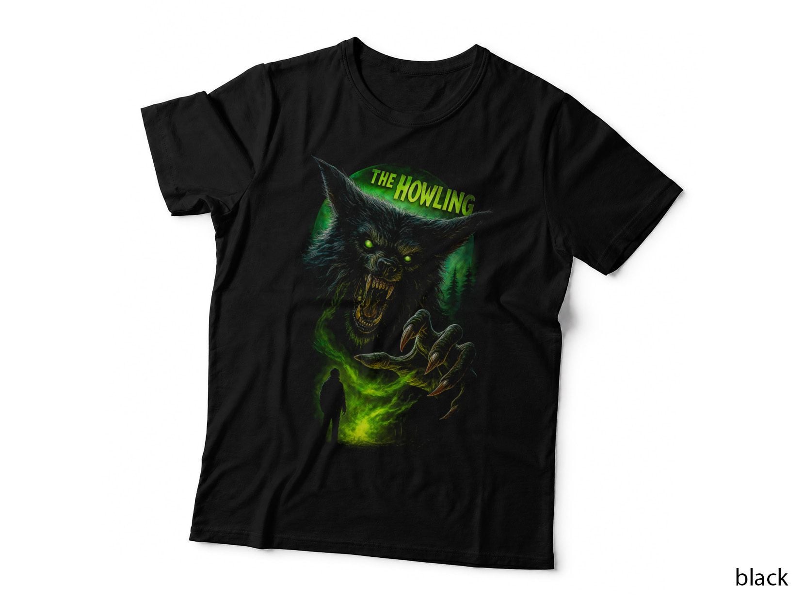 The Howling Werewolf T-Shirt, Horror Apparel, Halloween Costume