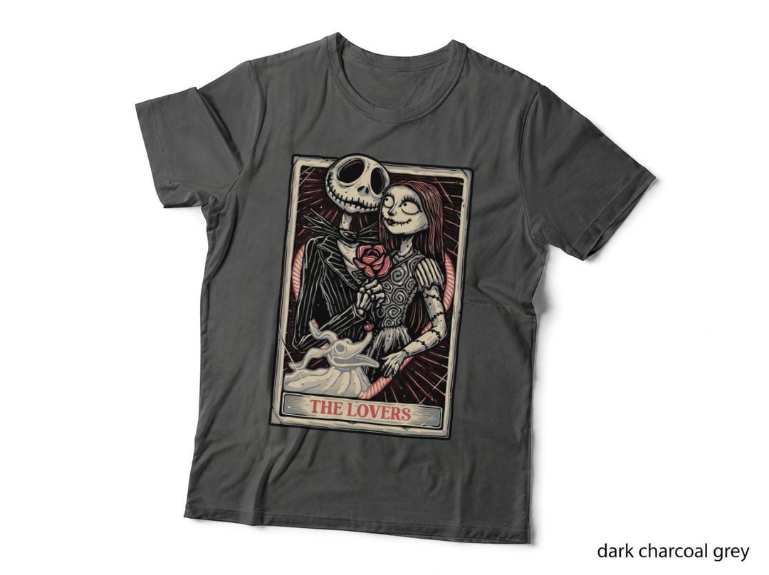 The Lovers Before the Nightmare T-Shirt, Gothic Halloween Tee