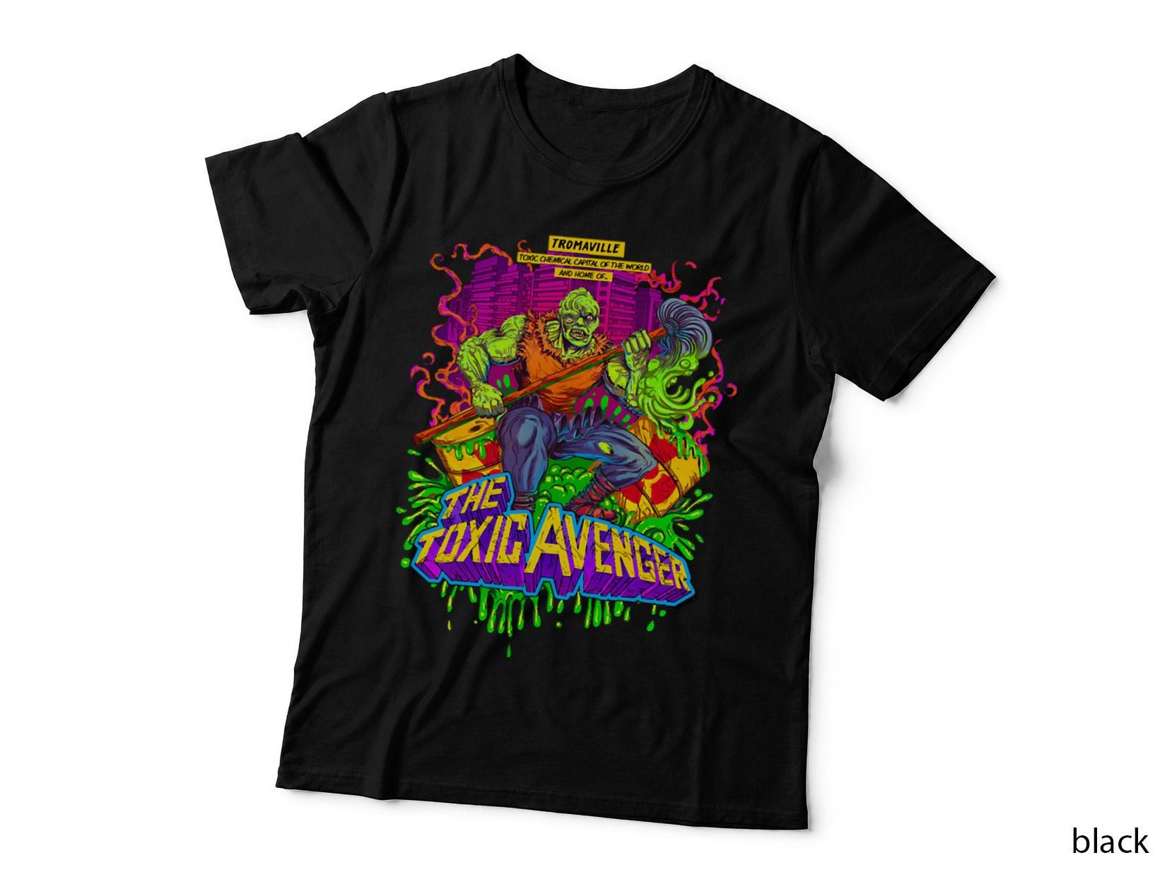 The Toxic Avenger T-Shirt, Retro Sci-Fi Horror, 80s Cult Classic