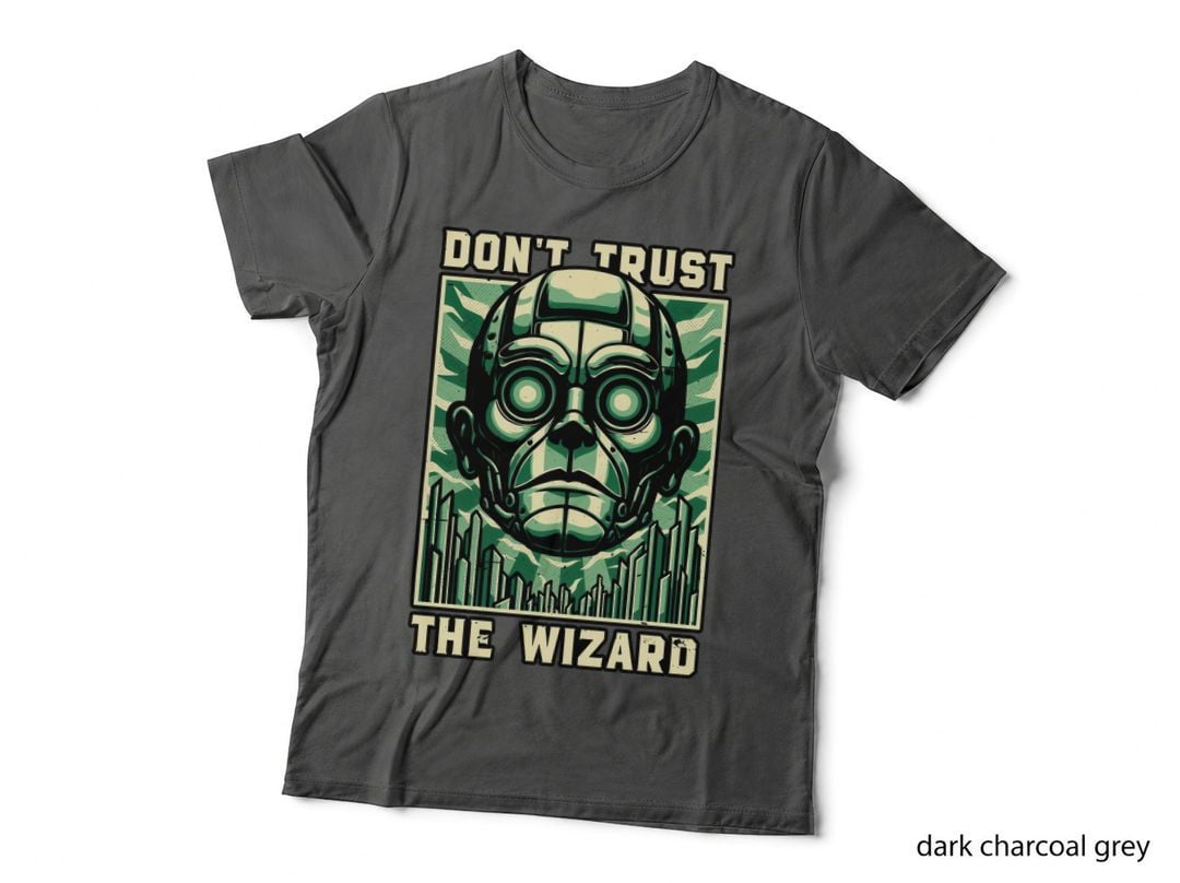 The Wizard Lies T-Shirt, Retro Sci-Fi Horror Tee, Gift for Retro Fans