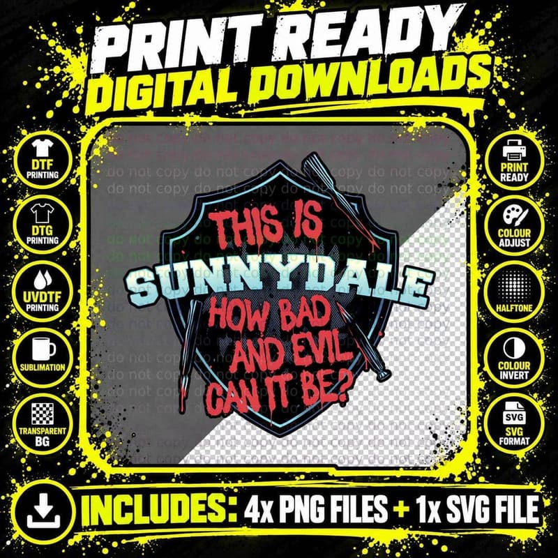This Is Sunnydale Buffy Tee, Vampire Slayer Crest Png SVG Digital Bundle