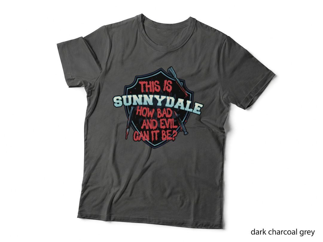This Is Sunnydale Tee, Buffy Vampire Slayer Crest Stakes, 90S TV Horror Fan