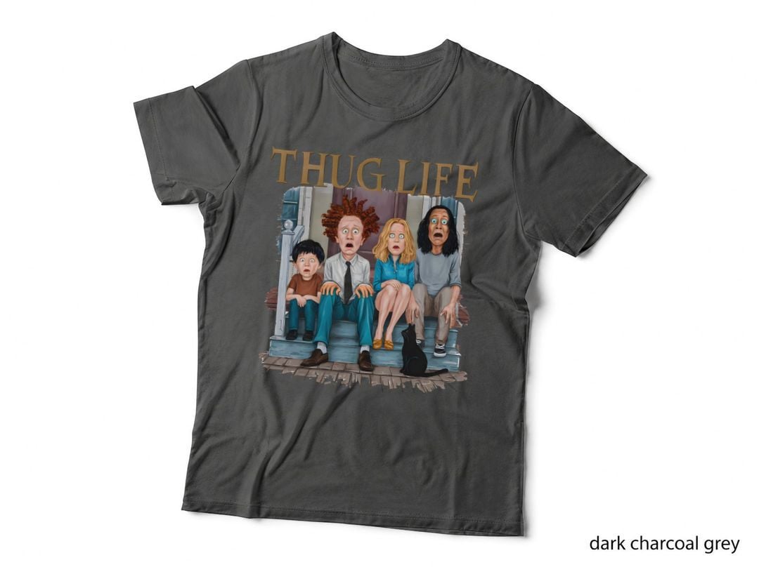 Thug Life Bad Witches Tee, Sanderson Sisters Porch, Funny Halloween Parody
