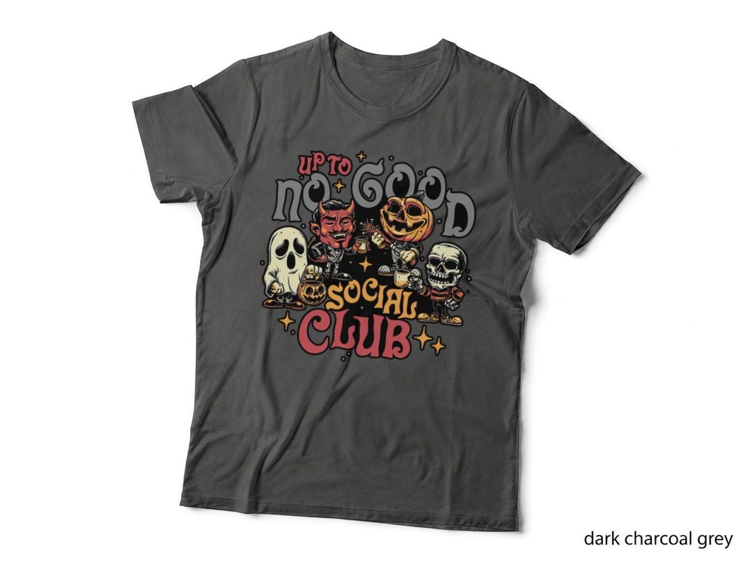 Up to No Good Halloween T-Shirt, Spooky Horror Tee, Gift for Halloween Lovers