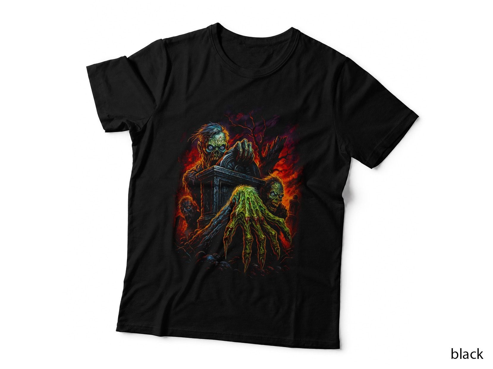 Zombie Apocalypse T-Shirt, Horror Print, Halloween Costume