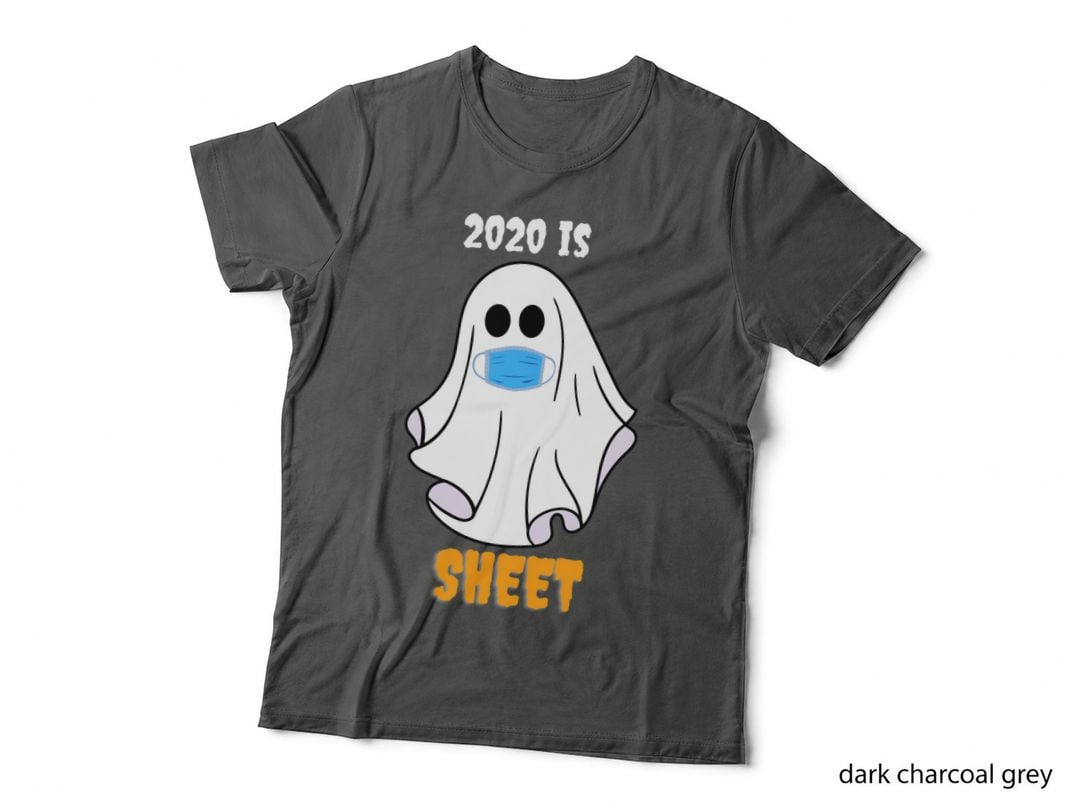 2020 Is Boo Sheet Ghost in Mask Halloween T-Shirt