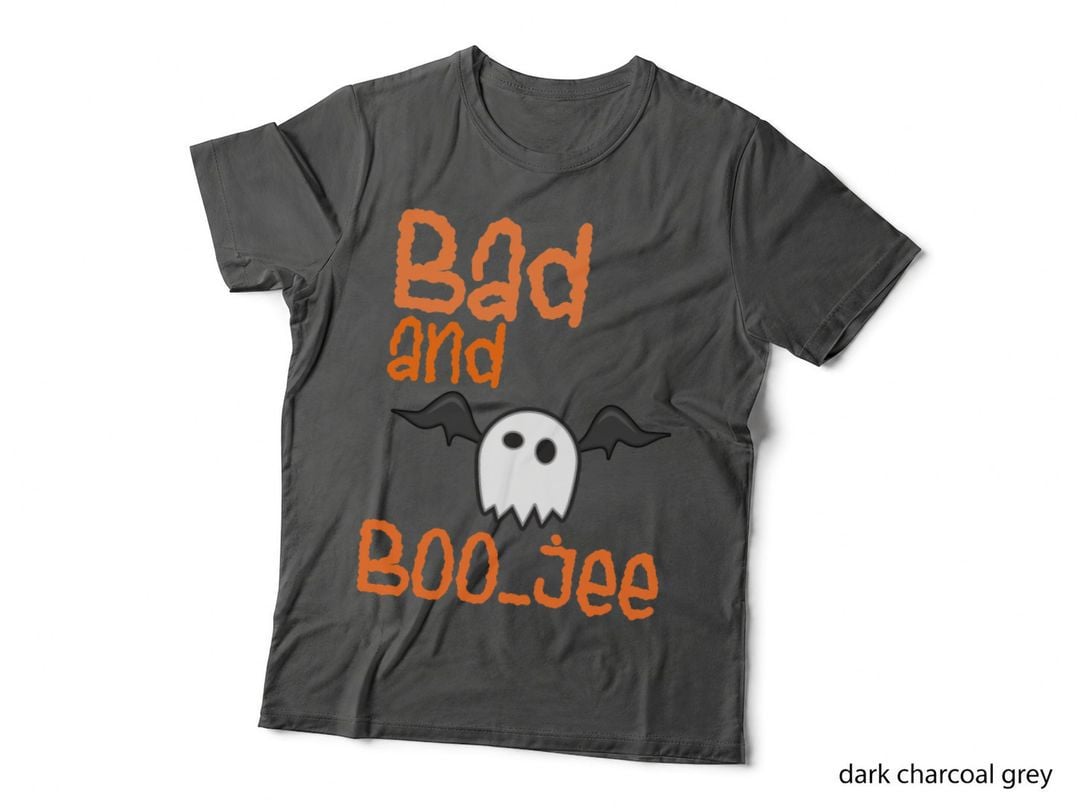 Bad and Boo Funny Sarcastic Halloween Gift T-Shirt