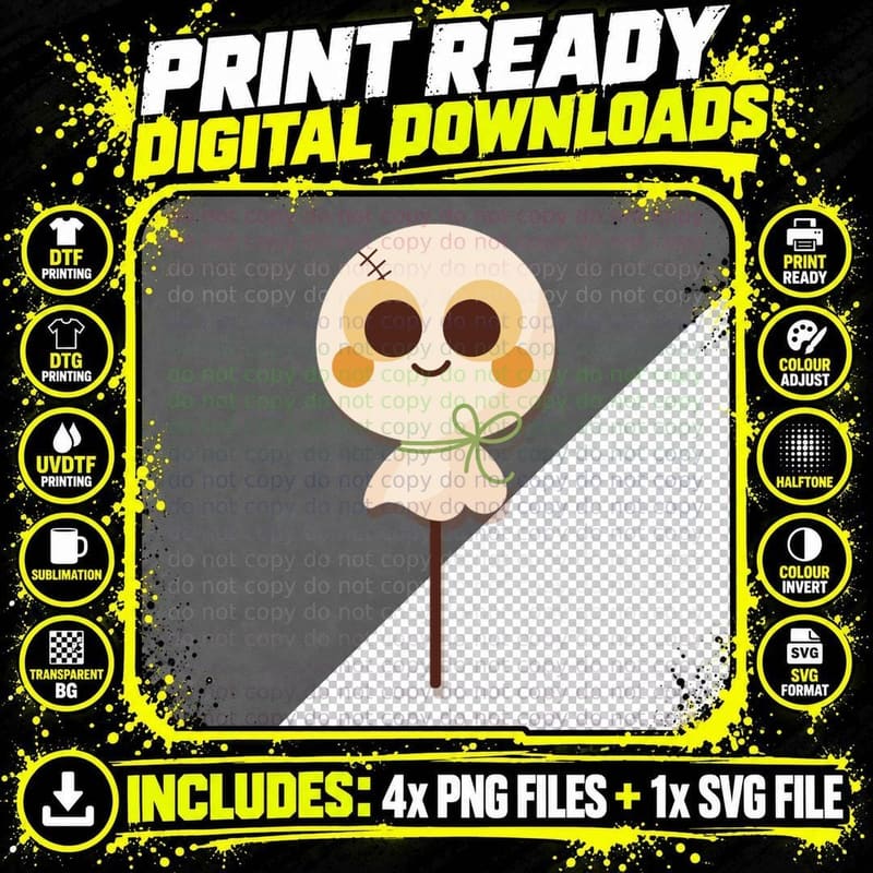 Best Halloween Scary Evil Pumpkin Funny Pumpkin Head in Png SVG Digital Bundle