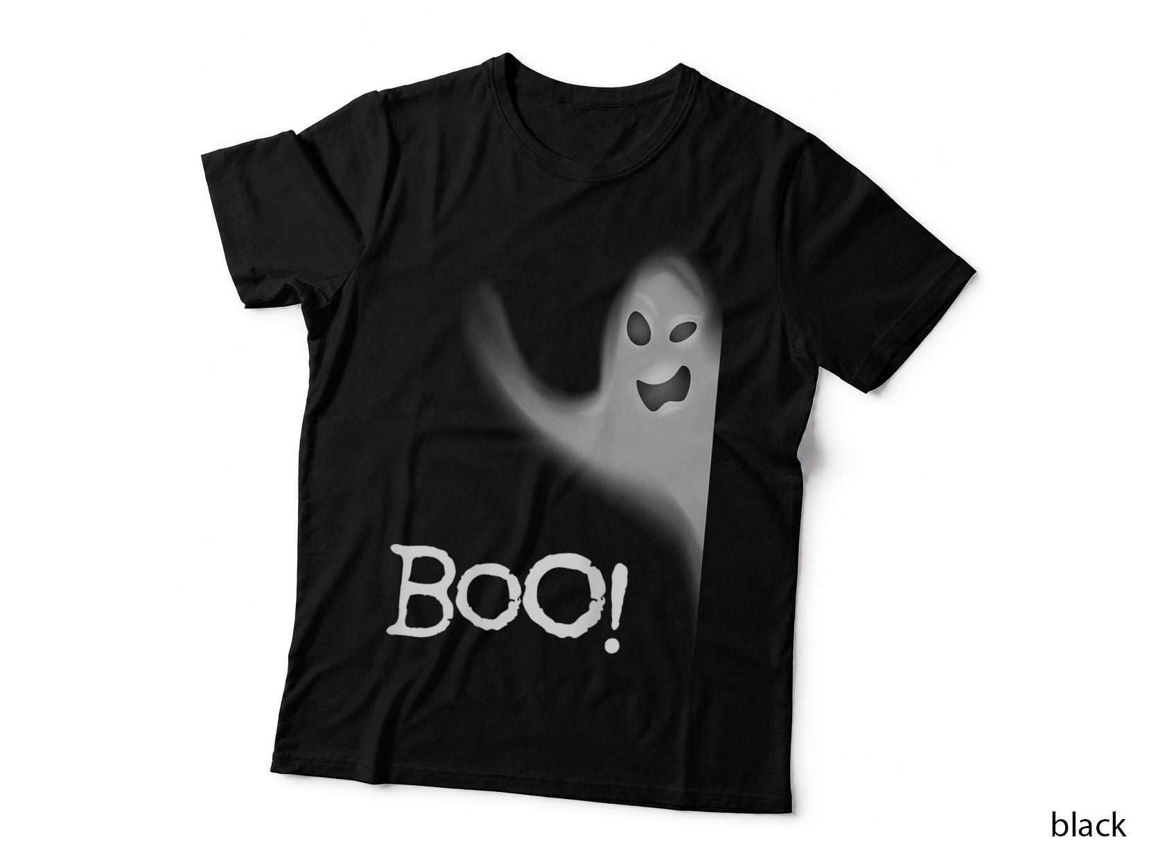 Boo Ghost Shirt Funny Hiding Peekaboo Scary Halloween Ghost T-Shirt