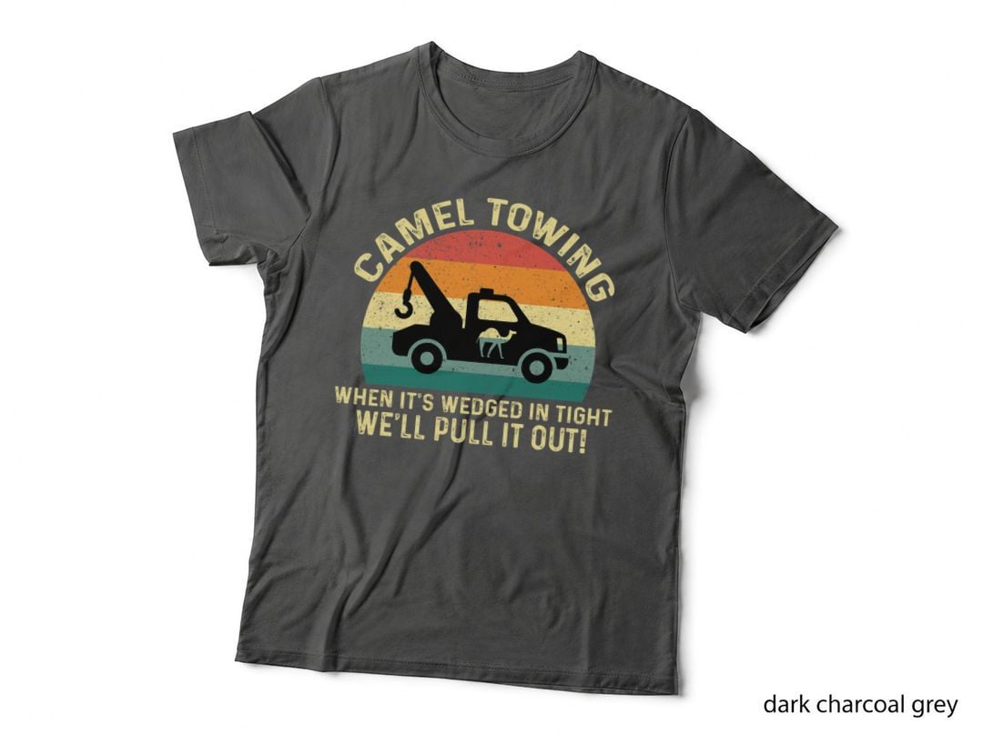 Camel Towing Retro Adult Funny Halloween Gifts Humor Saying T-Shirt