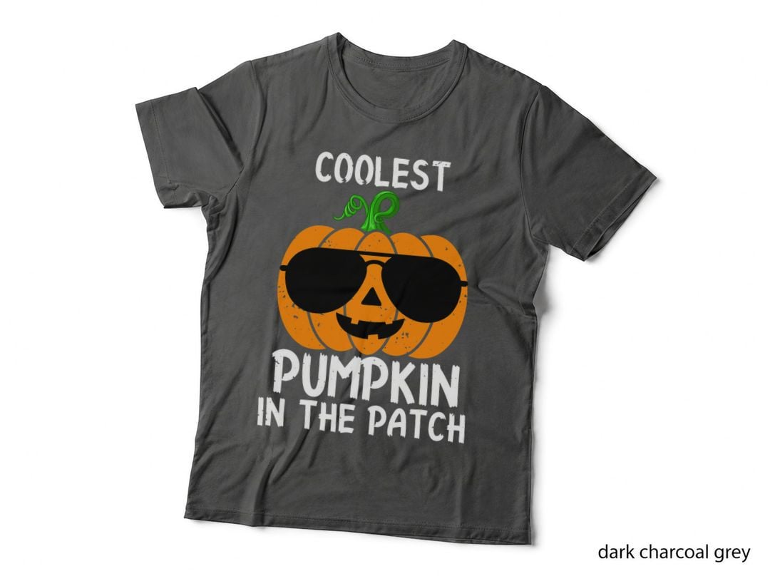 Coolest Pumpkin in the Patch Retro Men Women Kids Halloween T-Shirt