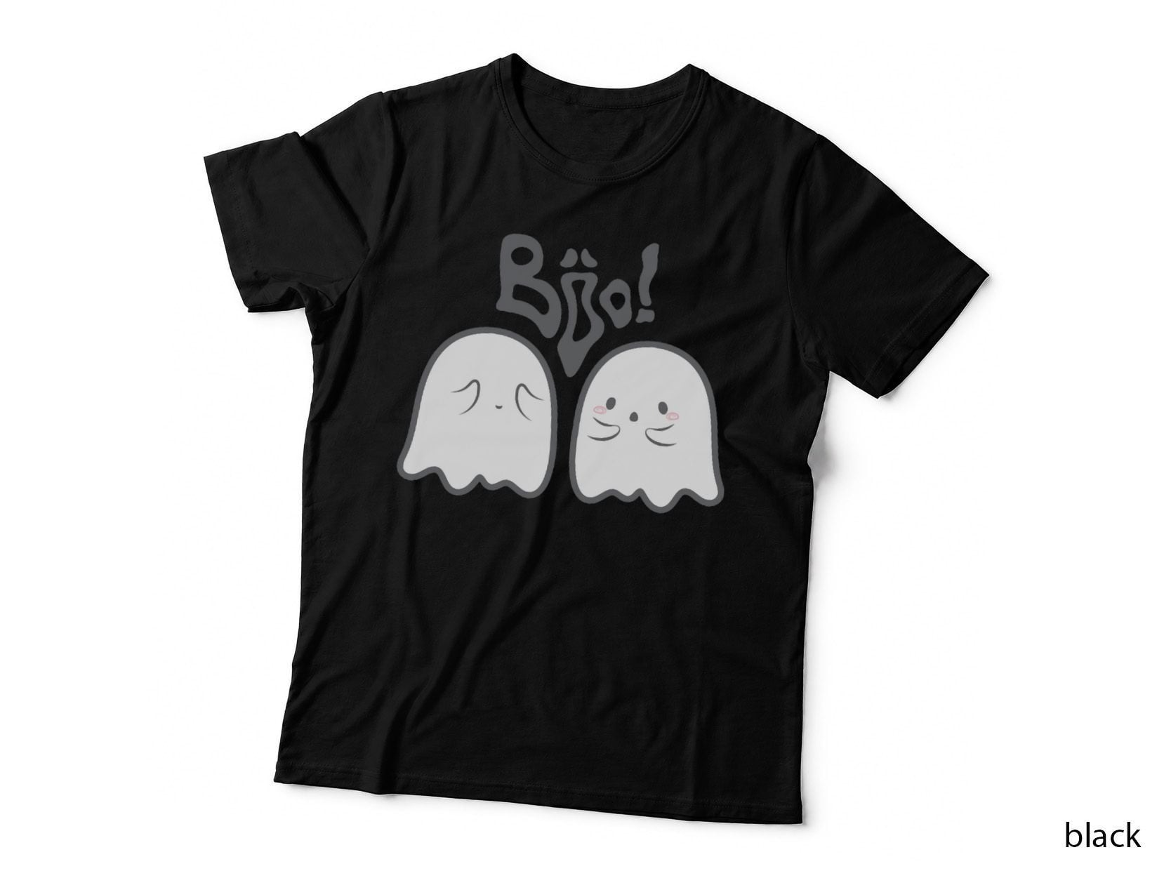 Cute and Scary Halloween Ghost T-Shirt