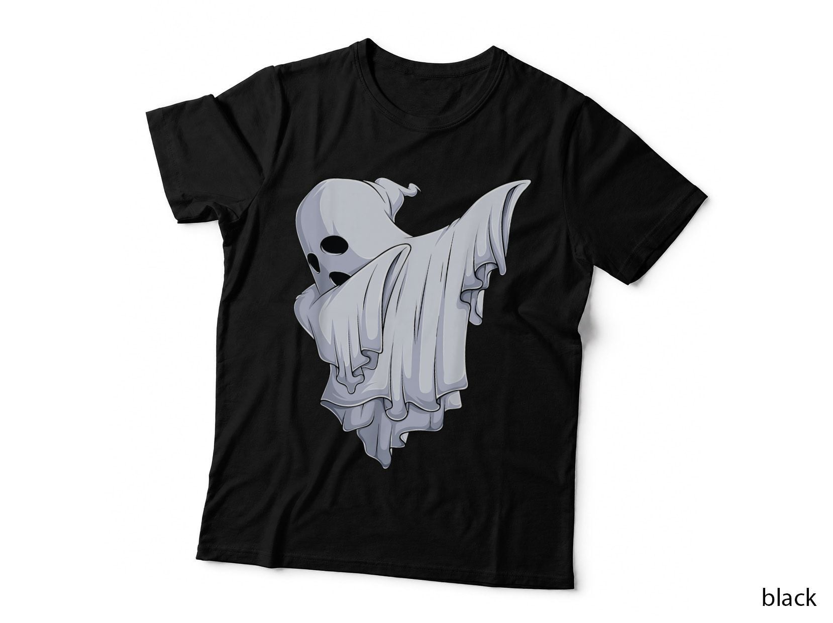Dabbing Ghost Boo Halloween Scary Girls Boys Kids Halloween T-Shirt