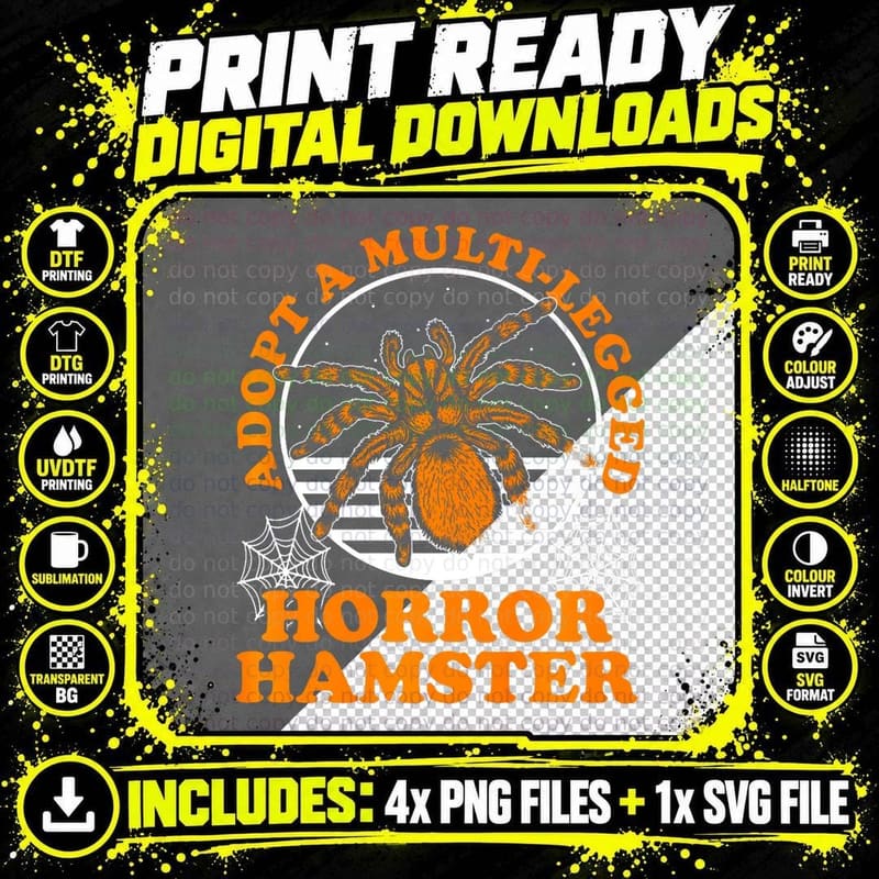 F0. NEW Batcheshalloweenhalloween-008Adopt a Png SVG Digital Bundle