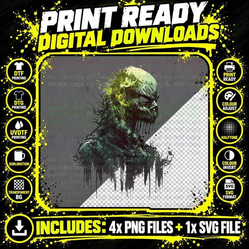 F0. NEW Batcheshalloweenhalloween-008Creepy and Cool Png SVG Digital Bundle