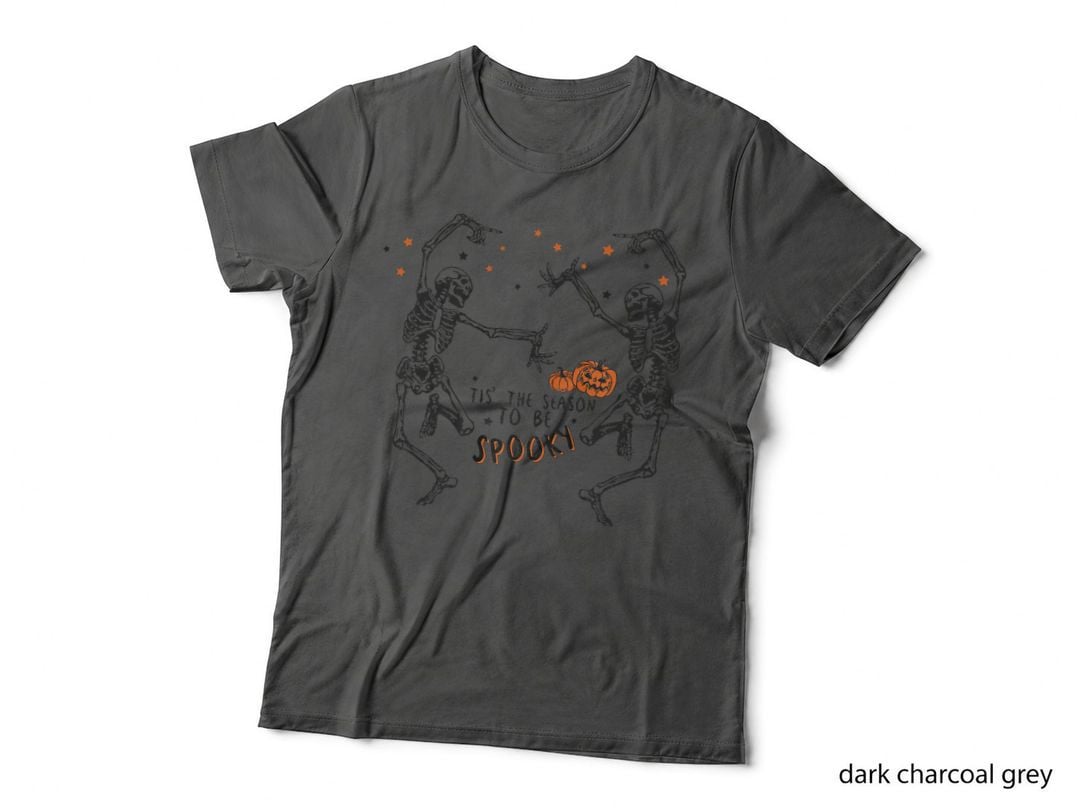F0. NEW Batcheshalloweenhalloween-008Funny Dancing Skeletons Retro T-Shirt