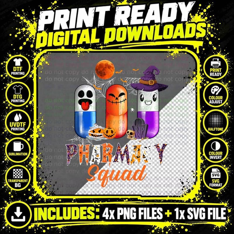 F0. NEW Batcheshalloweenhalloween-008Ghost Witch Pumpkin Png SVG Digital Bundle
