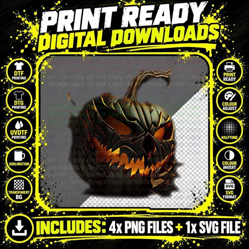 F0. NEW Batcheshalloweenhalloween-008Halloween Scary Png SVG Digital Bundle