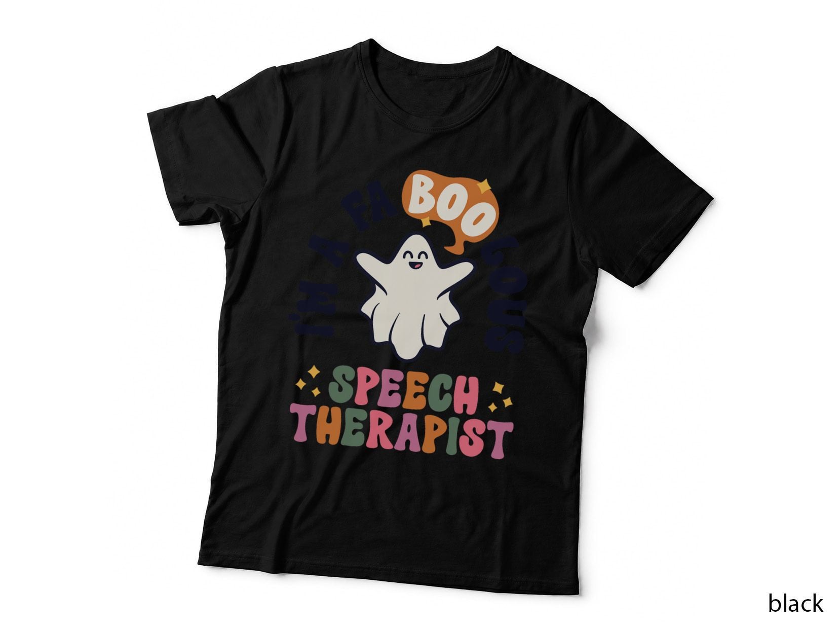 Faboolous Speech Therapist Halloween SLP Retro School T-Shirt