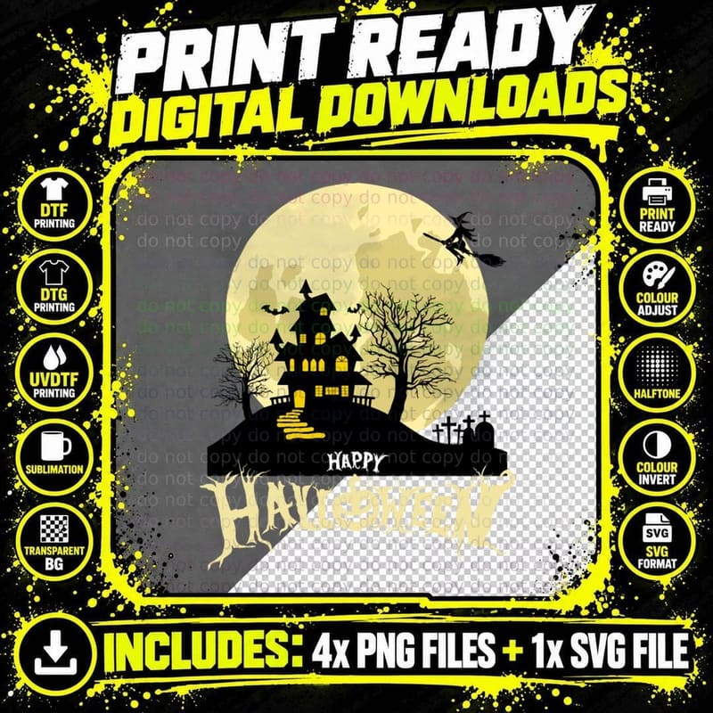 Falls, Halloween Outfits, Halloween Funny Png SVG Digital Bundle