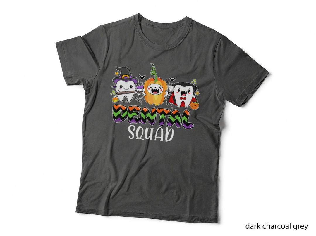 Funny Dental Squad Costume Trick or Teeth Denstist Halloween T-Shirt