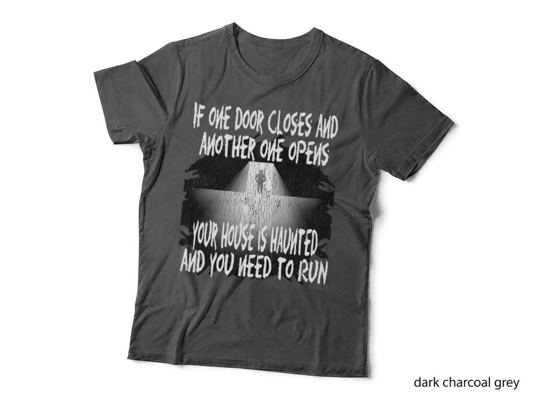 Funny Haunted Ghost House Supernatural Paranormal Halloween T-Shirt