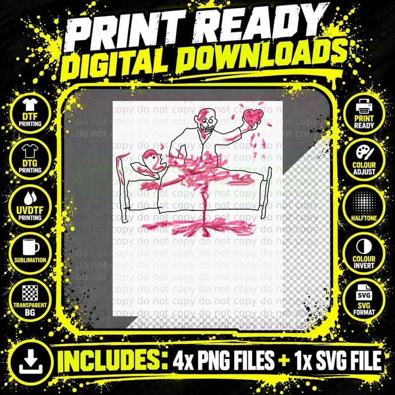 Giles' Doodle from Hush [Buffy the Vampire Slayer] Png SVG Digital Bundle