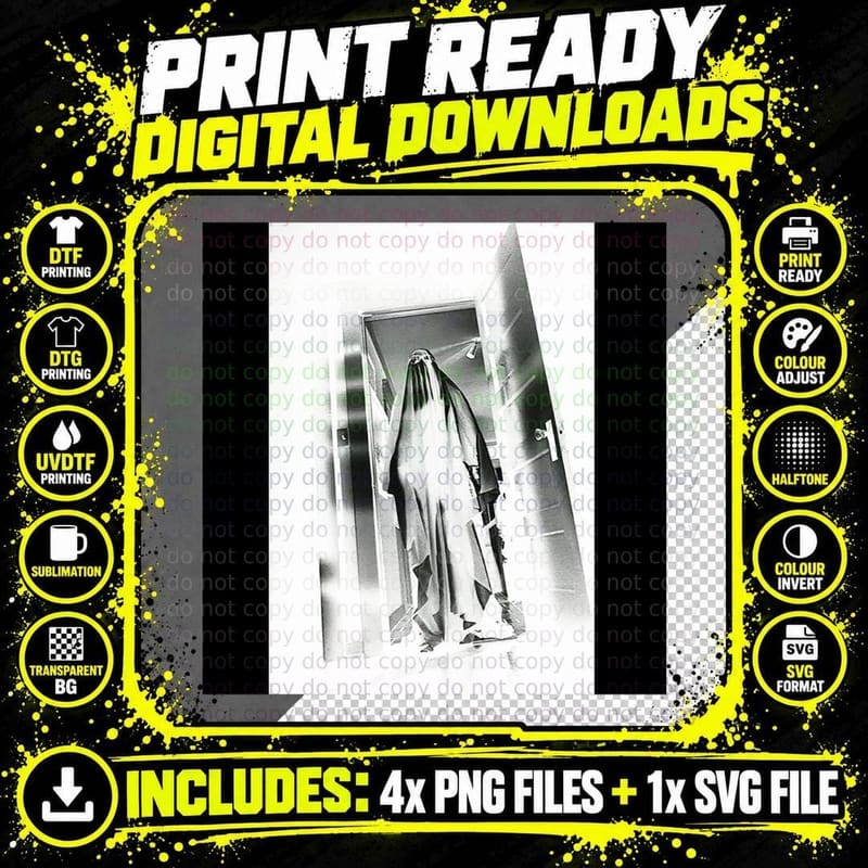 Halloween - Michael Myers Sheet Poster T-Shirt Png SVG Digital Bundle