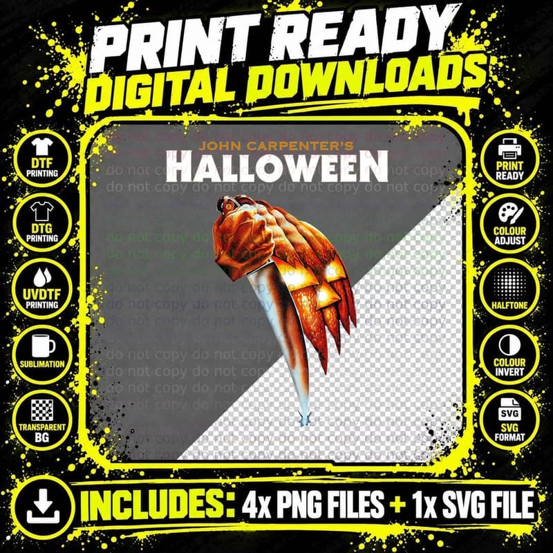 Halloween 1978 Original Graphic . T-Shirt Png SVG Digital Bundle