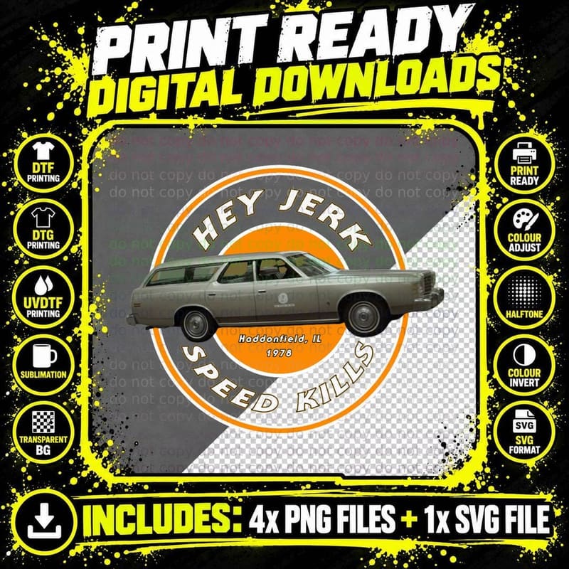 Hey Jerk Speed Kills Halloween 1978 Annie Michael Myers Png SVG Digital Bundle