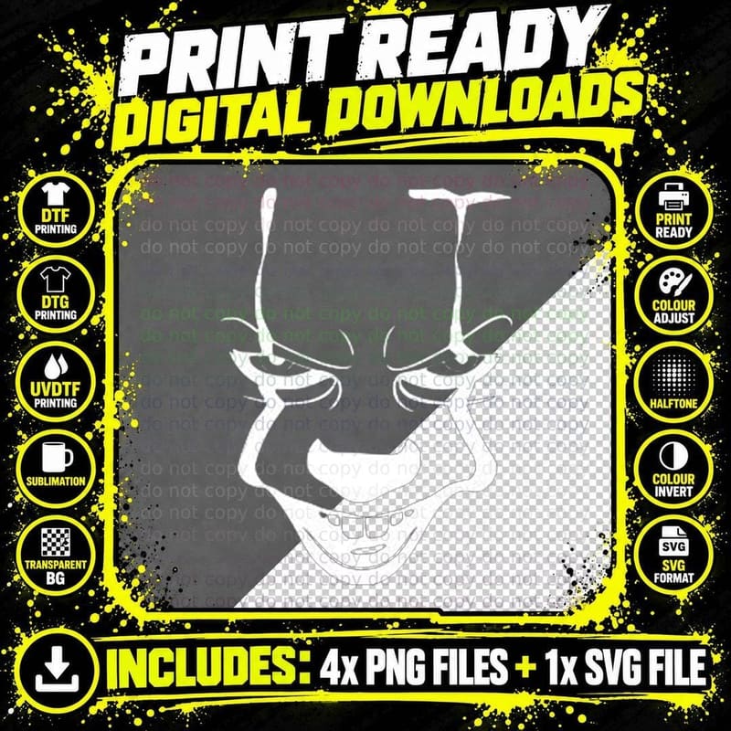 Horror Characters, Horror Friend, Halloween Movie Png SVG Digital Bundle