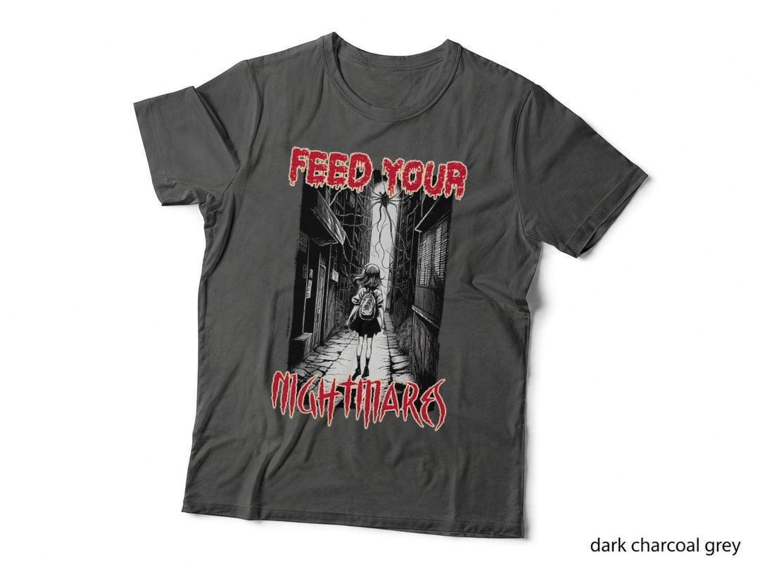 Horror Movie Fan Feed Your Nightmares Scary Halloween T-Shirt