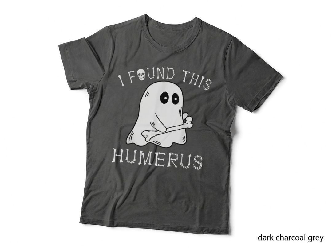 I Found This Humerus Boo Ghost Funny Halloween for Kids T-Shirt