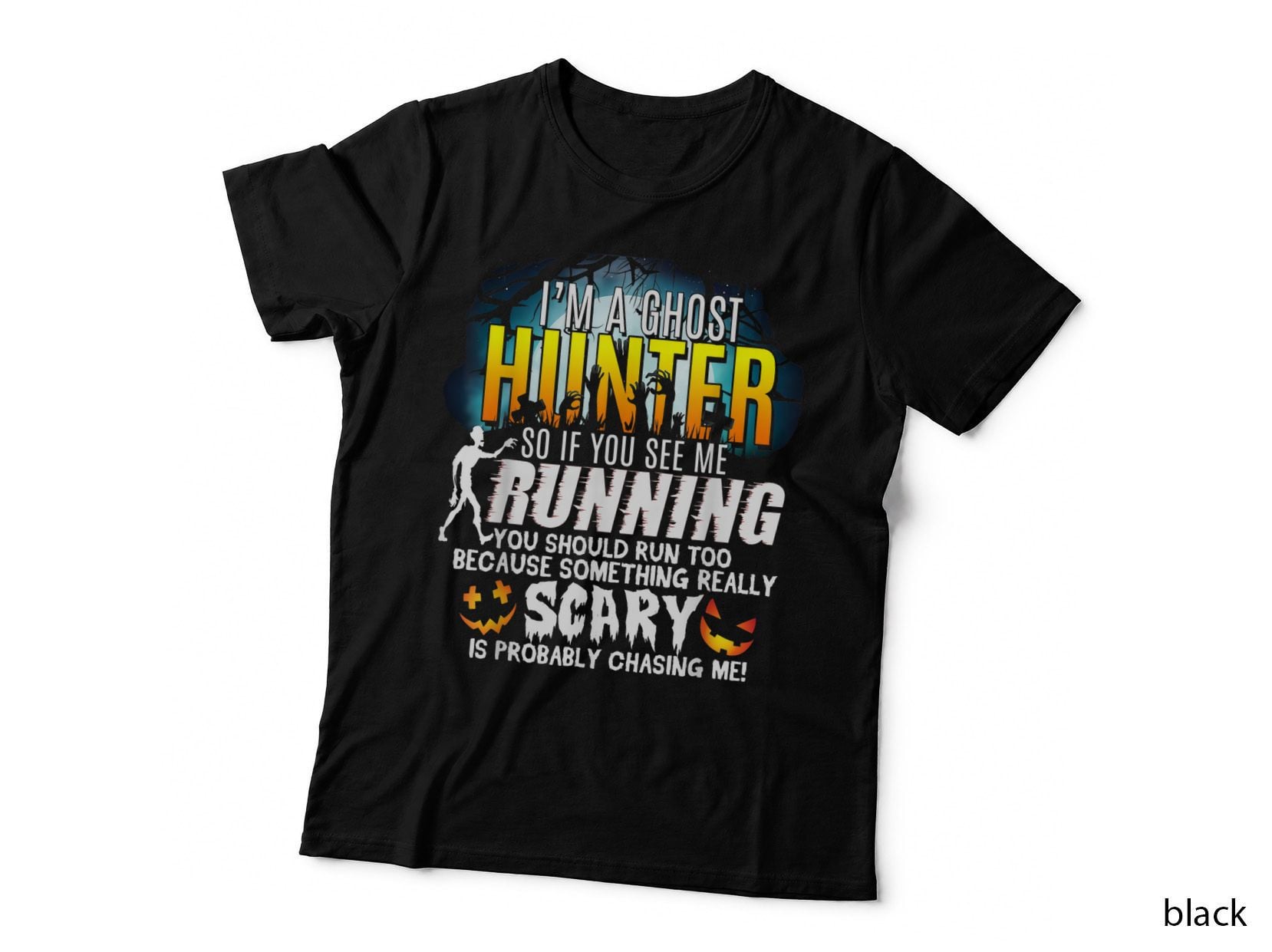 I'm a Ghost Hunter Scary Pumpkin Halloween EVP T-Shirt