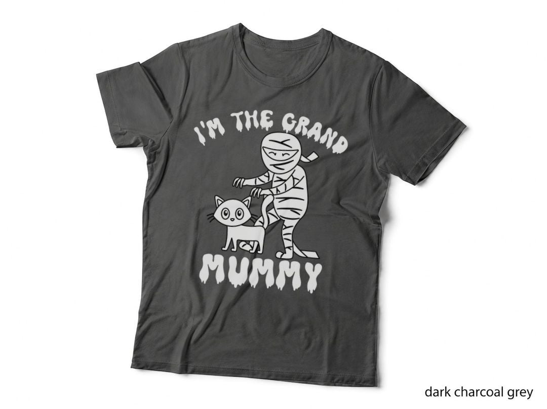 I'm the Grand Mummy Funny Grandma Halloween Costume Retro T-Shirt