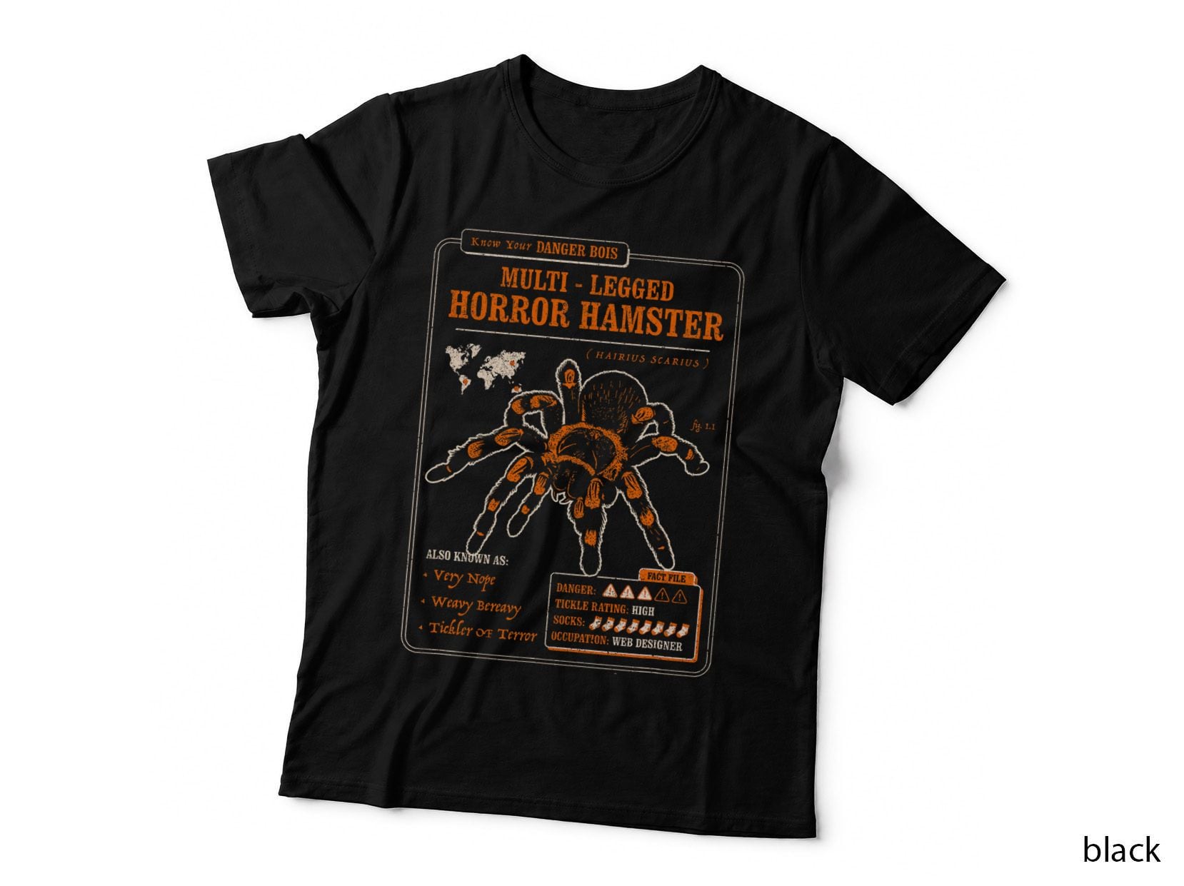 Know Your Multi, Legged Horror Hamster (AKA Spider) Funny T-Shirt