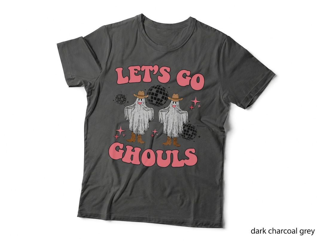 Let's Go Ghouls Disco Ball Ghost Spooky Halloween Party T-Shirt