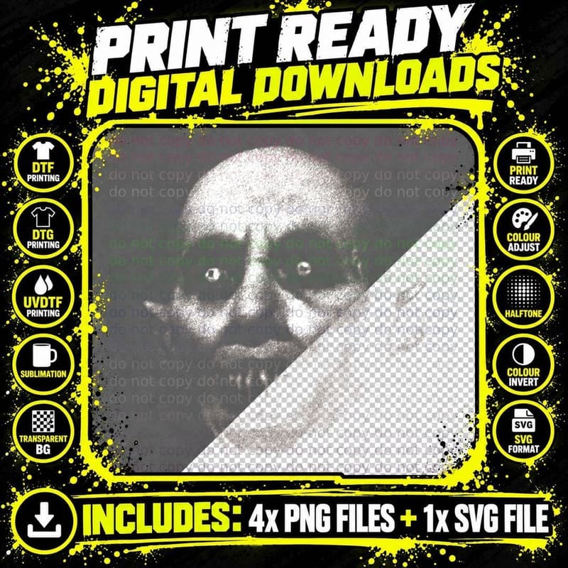 Nosferatu the Vampire Cult Goth Gothic Horror Lover Gift Png SVG Digital Bundle