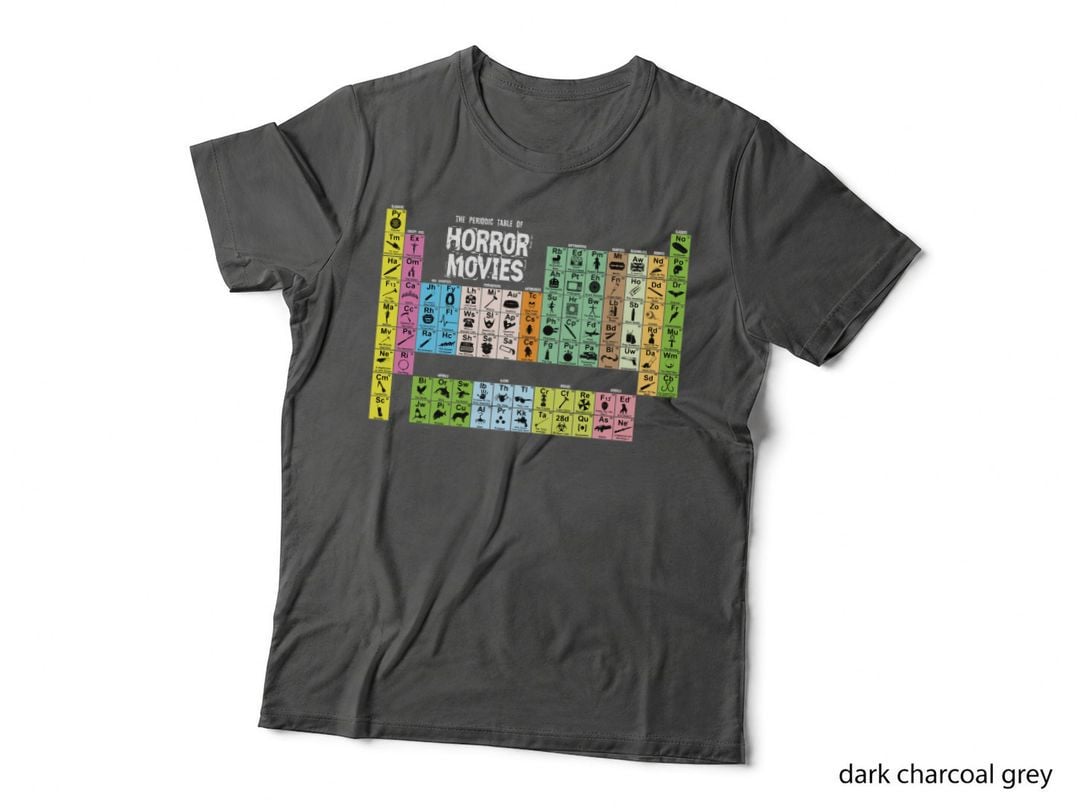 Periodic Table of Horror Movies T-Shirt