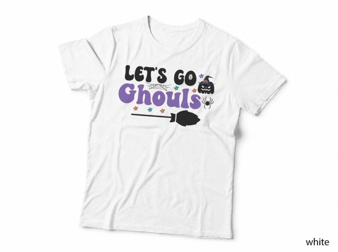 Retro Halloween Let's Go Ghouls T-Shirt